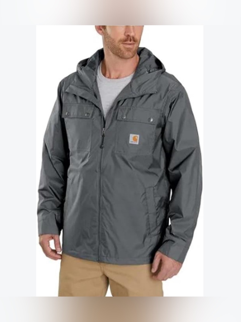 Carhartt Men's Rockford Rain Defender Lightweight Jacket Size Medium
